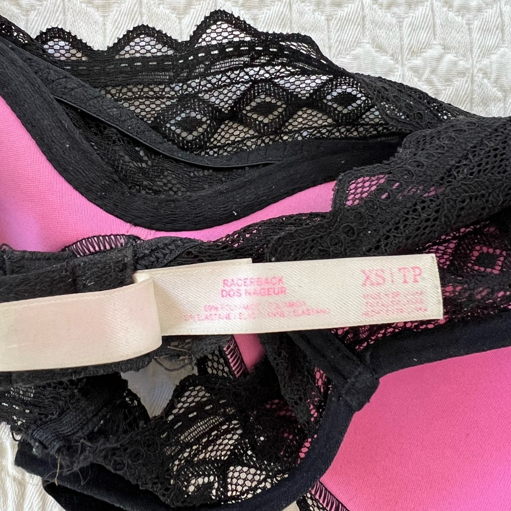 Pink Racerback Padded Bra - Picture 7 of 11